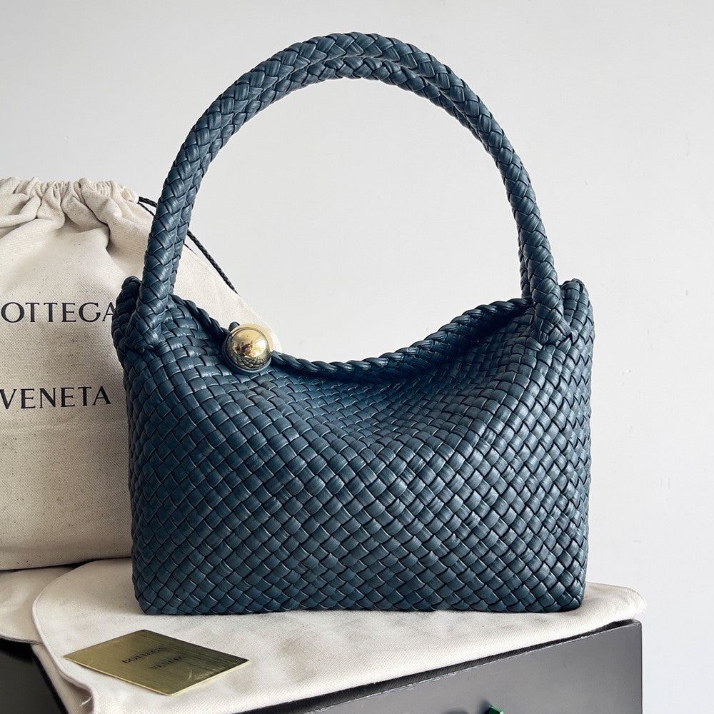 Bottega Veneta Tosca Shoulder Bag Intreccio-woven Leather Shoulder Bag Men's And Women's Sculptural Spherical Details A Classic Clutch Bags 716974V2EZ01019 #195277