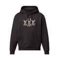 Louis Vuitton Men's Spring/Autumn Solid Color Beaded Embroidery Pattern Printed Drawstring Hooded Long Sleeve Sweatshirt #77951
