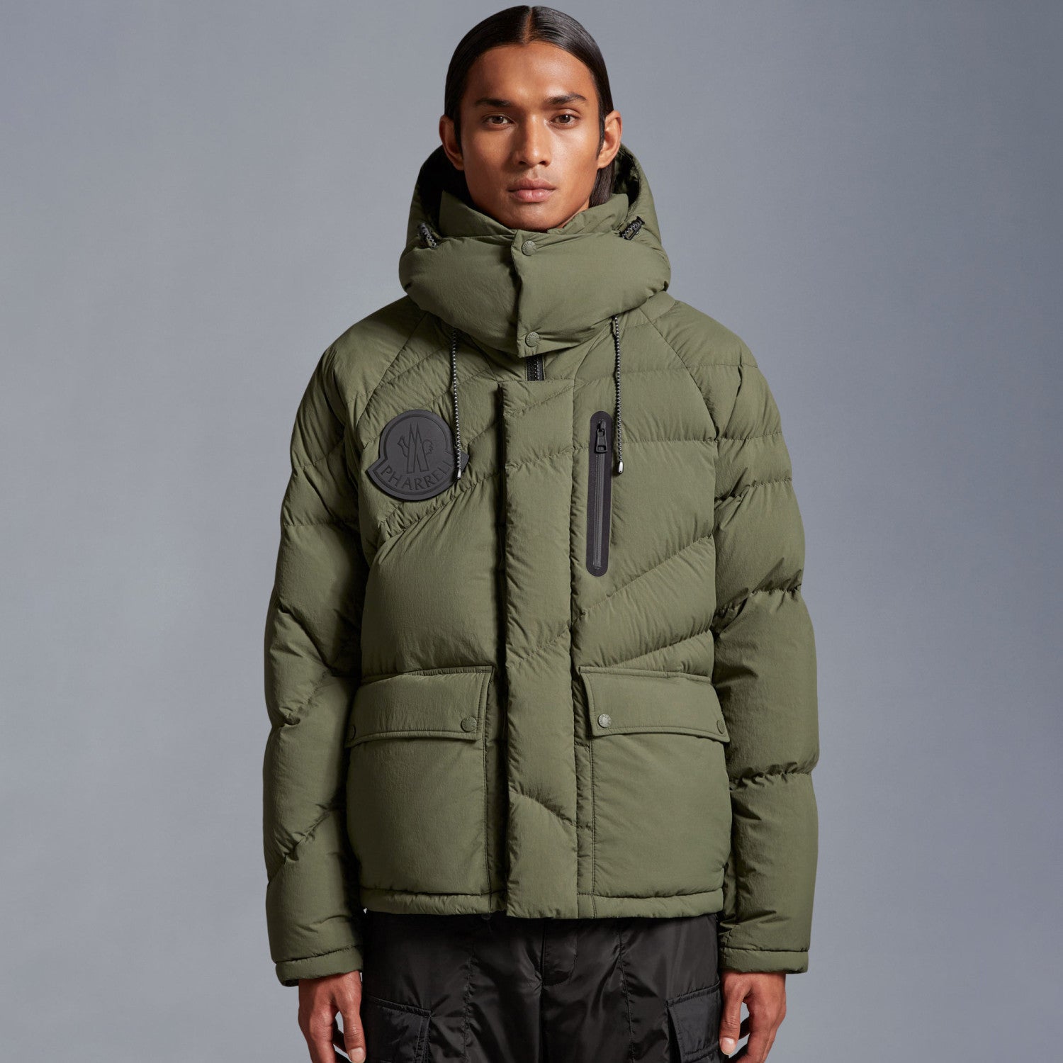 Moncler Men's And Women's Winter Removable Hat Short Puffer Down Jacket #97481
