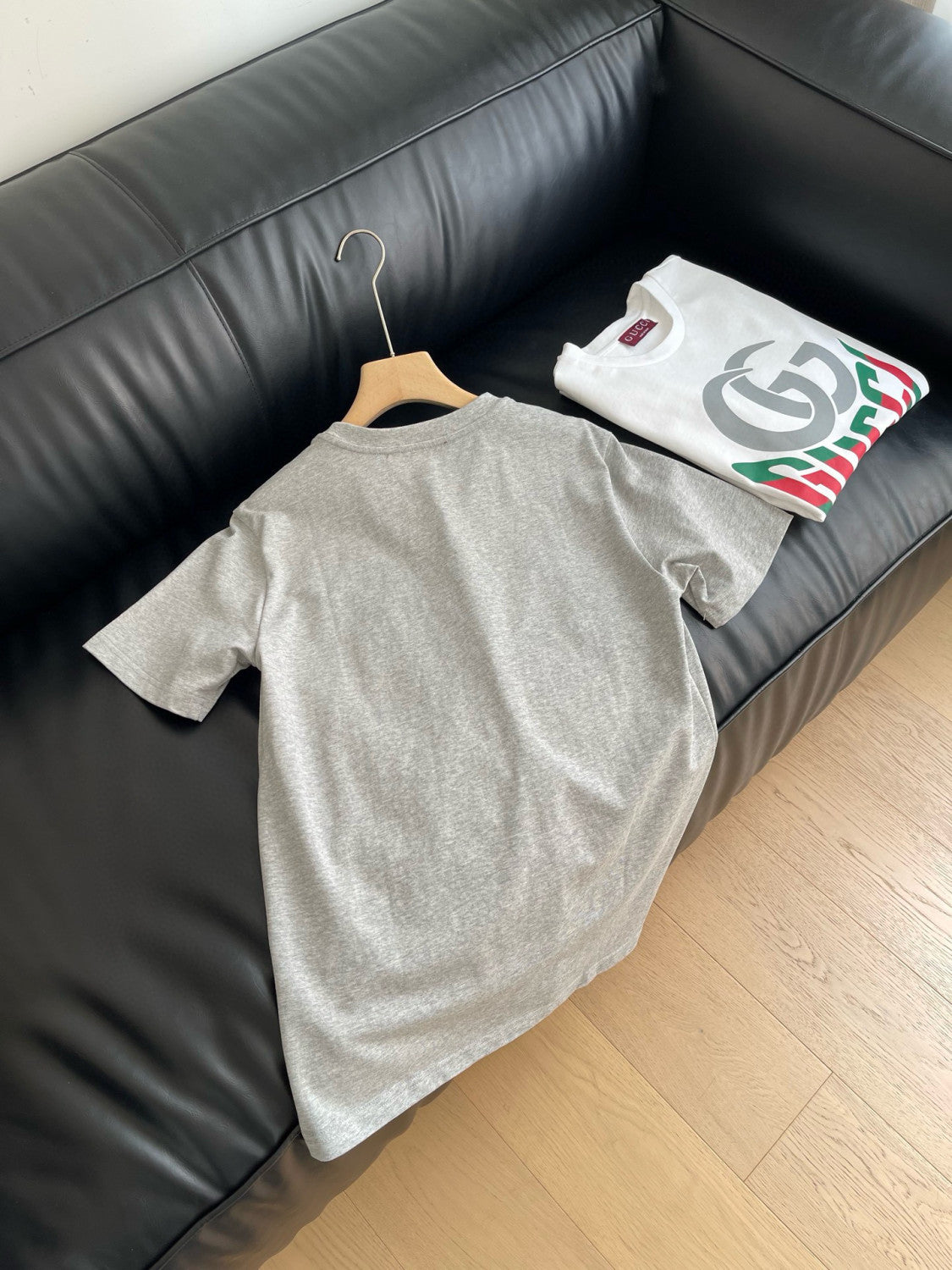 Gucci Men's Summer Monogram Printed Round Neck Cotton Short Sleeve T-Shirt #76681