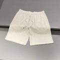 Dior Men's Summer Monogrammed Jacquard Solid Color Lace-Up Shorts Pants #98871