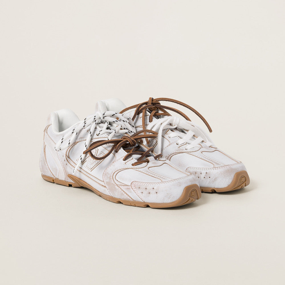 New Balance X Miu Miu 530 Sl Leather Sneakers #336509