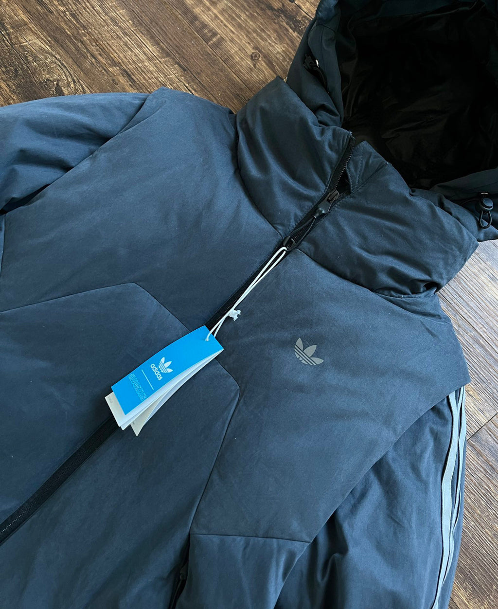 Adidas Originals x HAMCUS Hooded Long Sleeved Down Jacket #21976