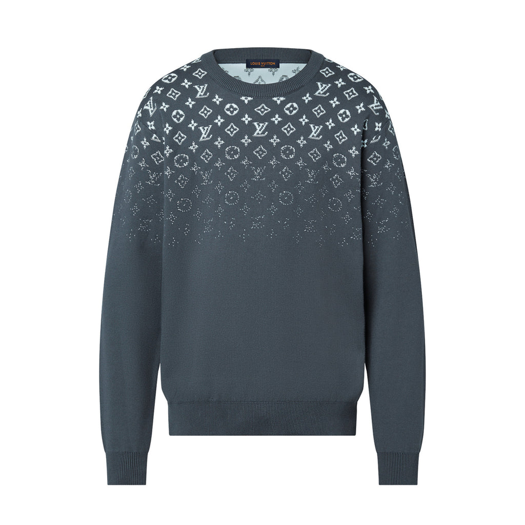 Louis Vuitton Men's Summer Gradient Cotton Hoodie CrewNeck Sweatshirt Pullover #97129