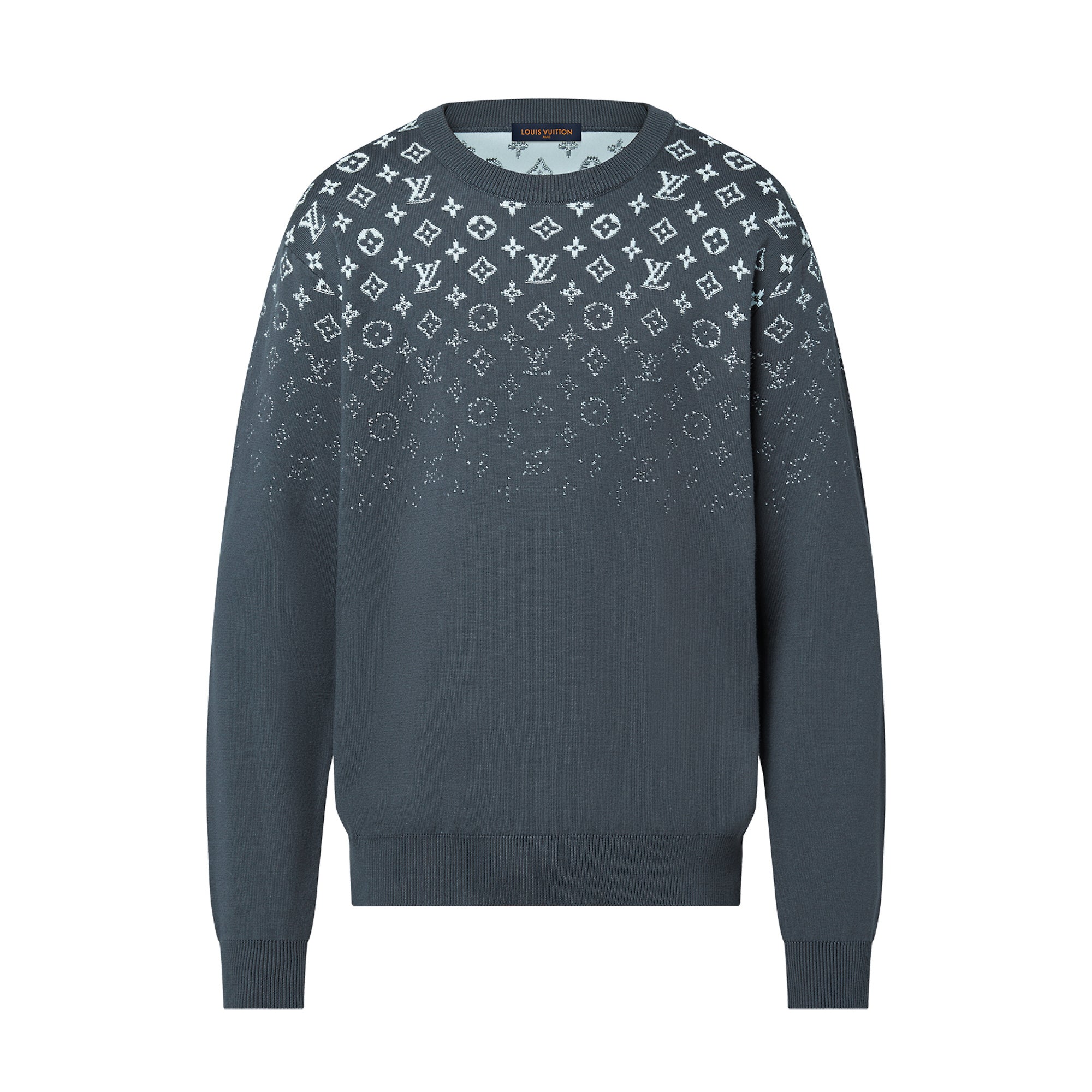 Louis Vuitton Men's Summer Gradient Cotton Hoodie CrewNeck Sweatshirt Pullover #97129