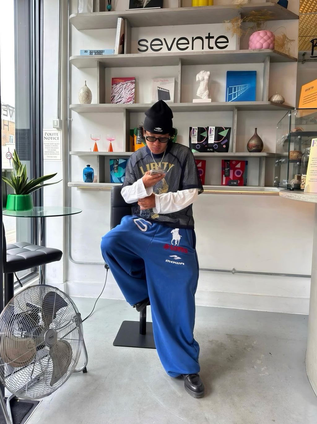 Mowalola Atl Opium Yvl Style Angel War Horse Embroidered Baggy Loose Wide Leg Sweatpants Men's Spring And Fall Fashion Pants #81432