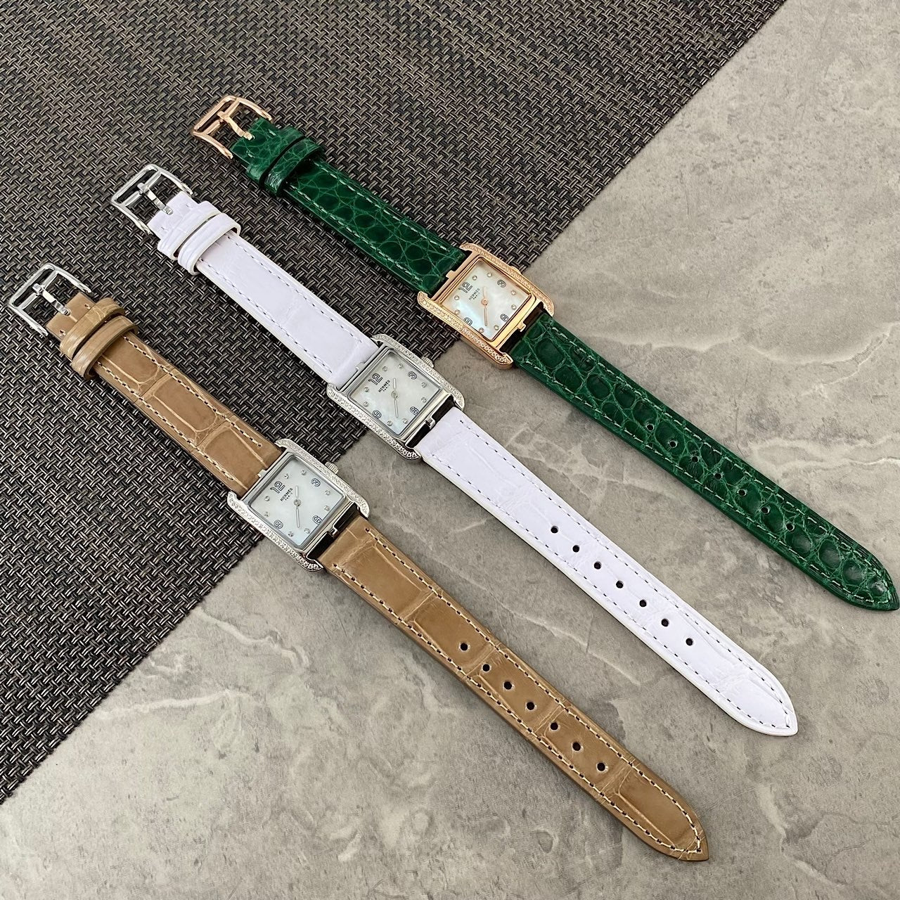 Hermes Cape Cod Women's Fashion Classic Minimalist Quartz Movement Genuine Leather Strap Watch Accessories #78528
