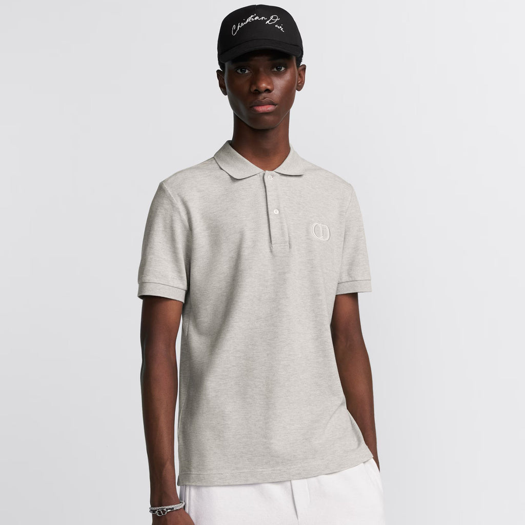 Dior Men's Summer Solid Color Logo Letter Embroidered Polo Shirt Short Sleeve T-Shirt #99929