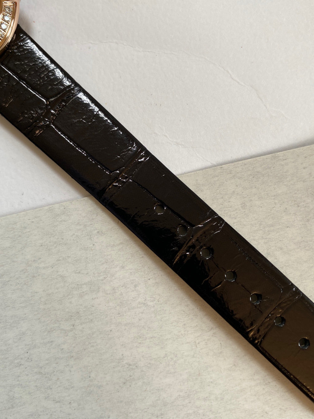 Cartier Black Strap Decorative Watch #21921