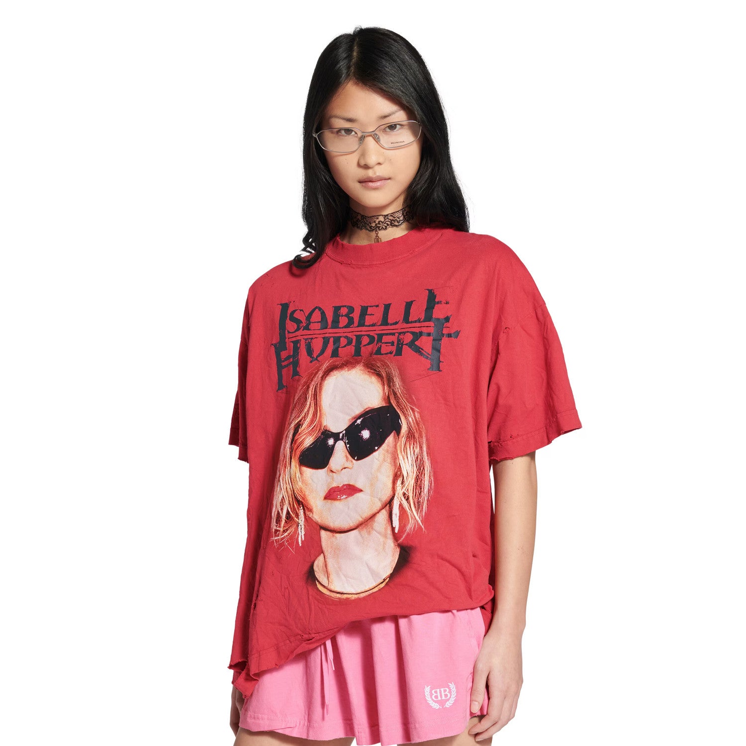 Balenciaga Men Women Isabelle Boxy Round Neck Solid Color Loose Summer Short Sleeve T-shirt Ngvp #1388
