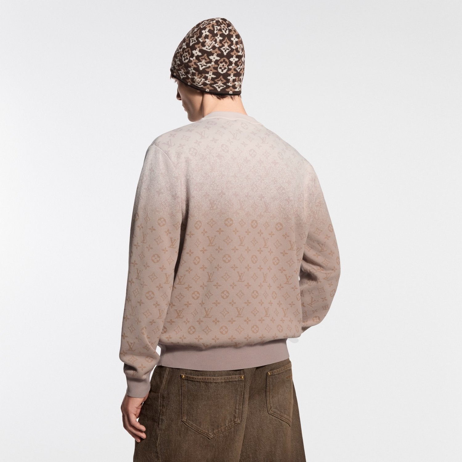 Louis Vuitton Monogram Long-Sleeved Crewneck 1AJTX9 #337083