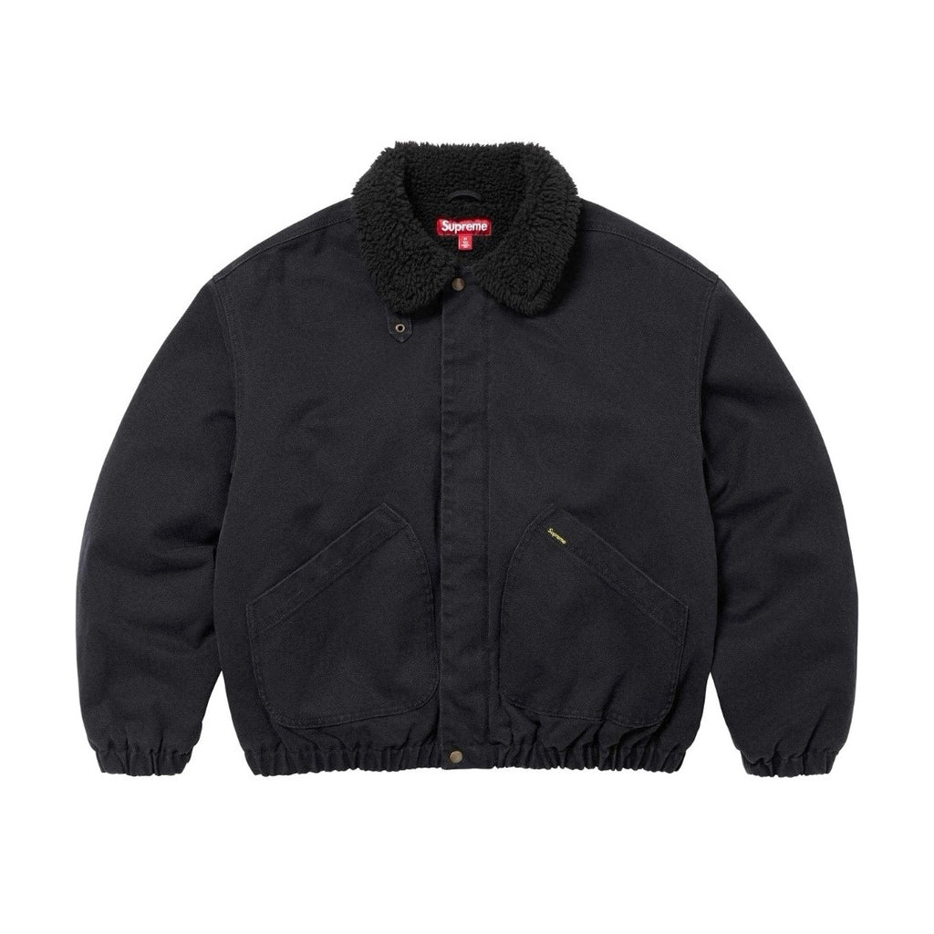Supreme Men's And Women's Fall And Winter Solid Color Removable Hood Lamb's Wool Lining Long Sleeved Denim Jacket #74563