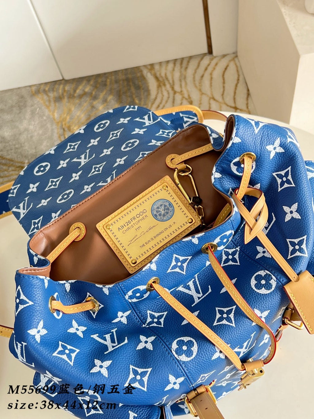 Louis Vuitton Christopher Monogram Taurillon Cow Leather Backpack #378127
