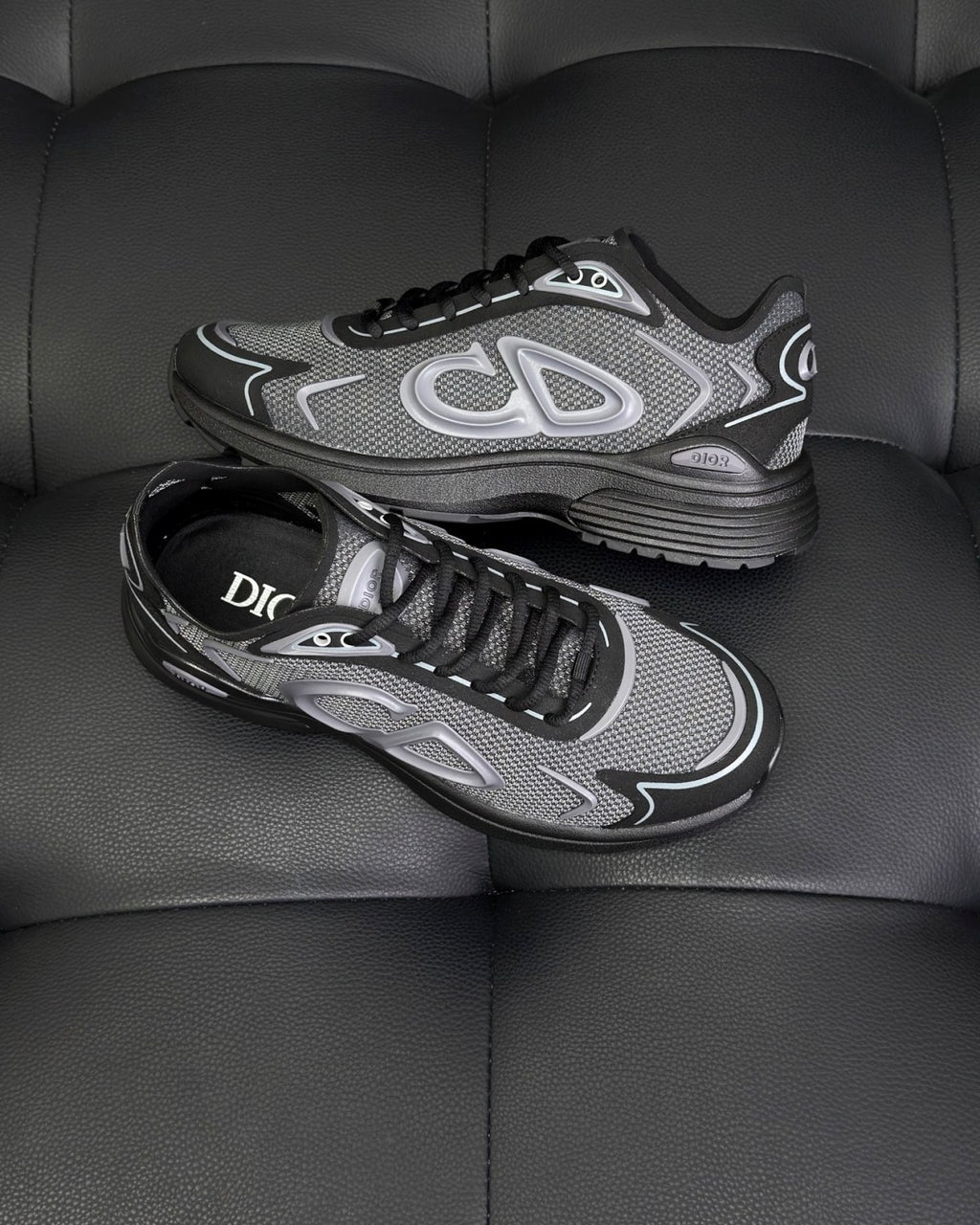 DIOR B30 Countdown Tech Sneaker Semi-Transparent N3O Nylon #376566