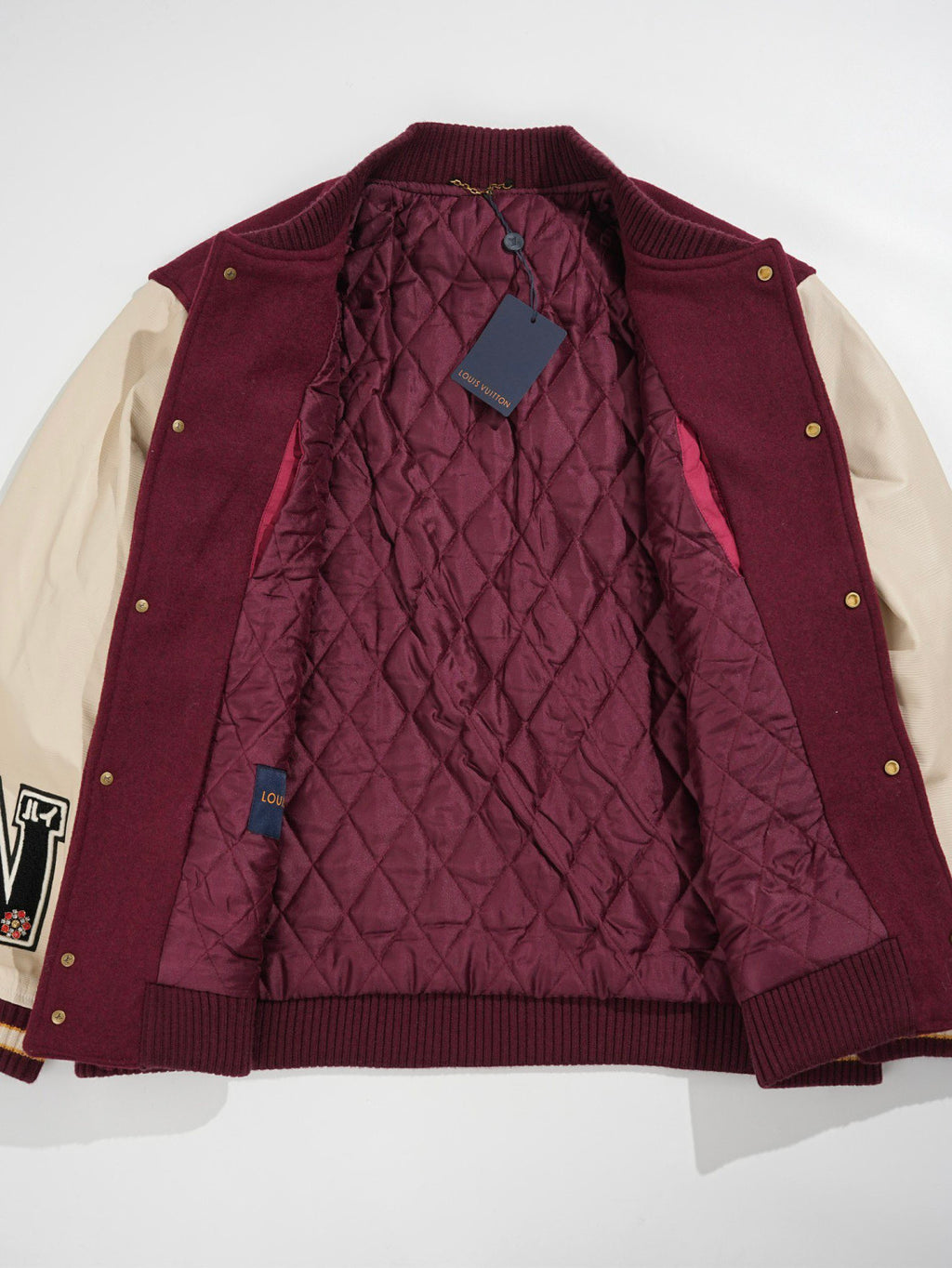 Louis Vuitton Custom Epi Leather College Jacket #332524