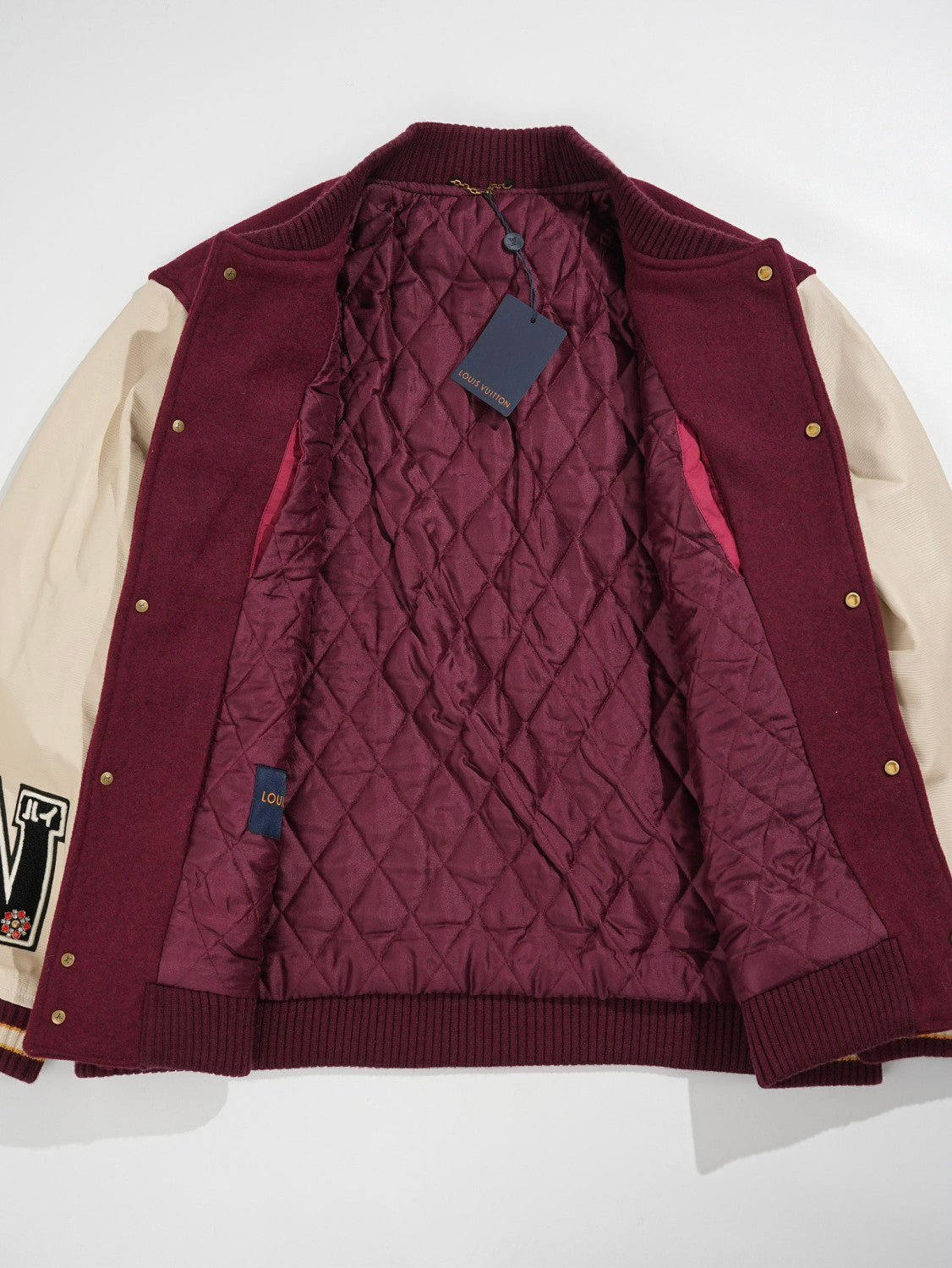 Louis Vuitton Custom Epi Leather College Jacket #332524