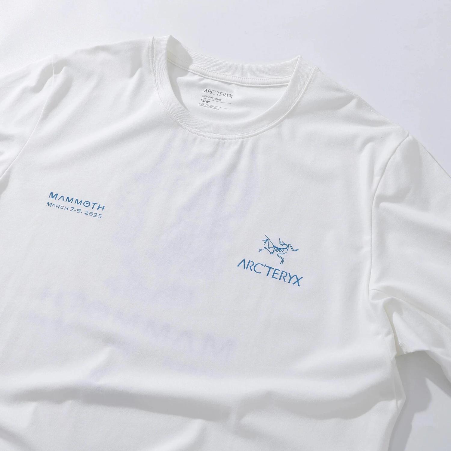 Arcteryx Men's And Women's Summer Solid Color Logo Pattern Printing Round Neck Short Sleeve T-shirt #76196