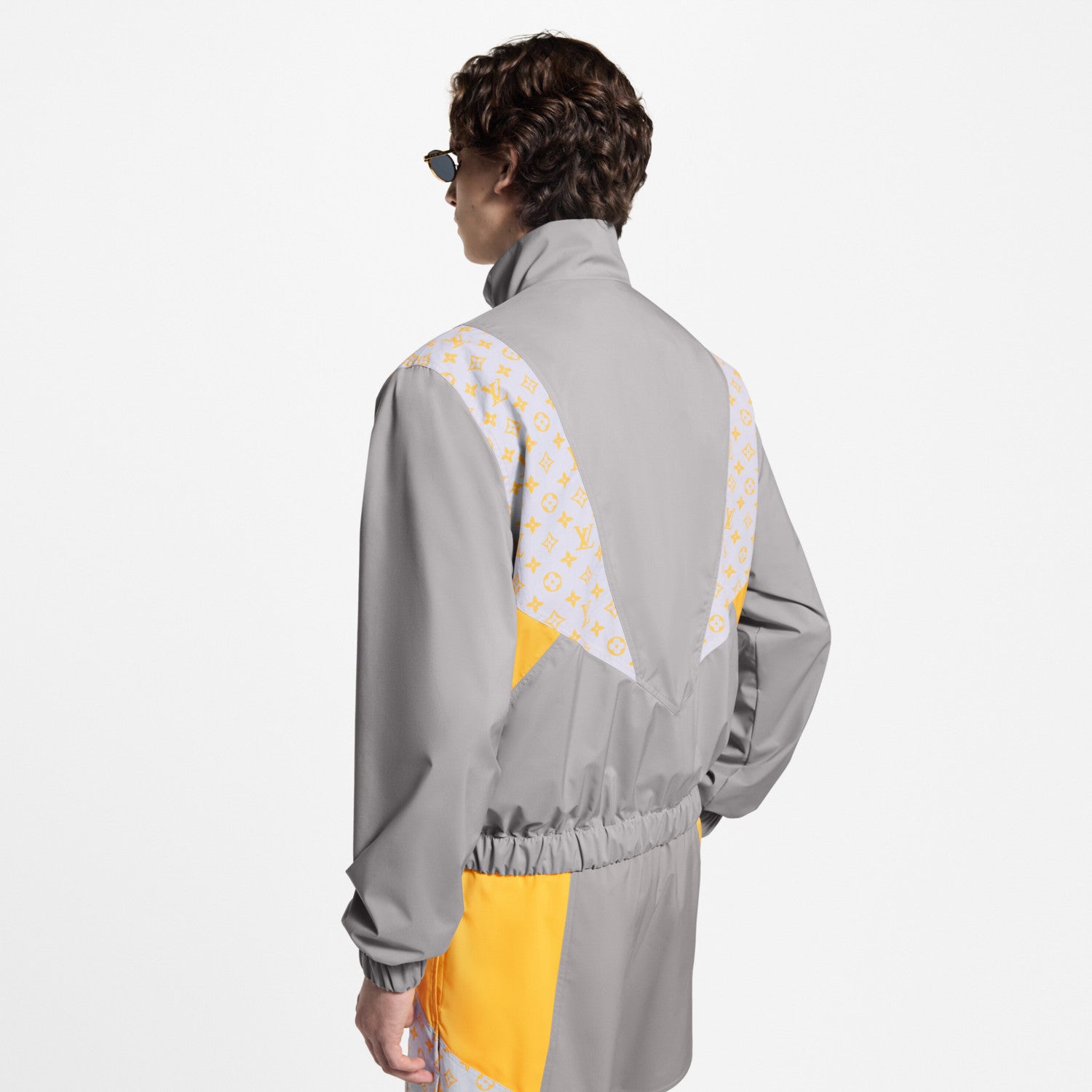 Louis Vuitton MONOGRAM Men's And Women's Spring/Autumn Fashion Casual Color Blocked High Neck Zipper Long Sleeved Jacket #78276