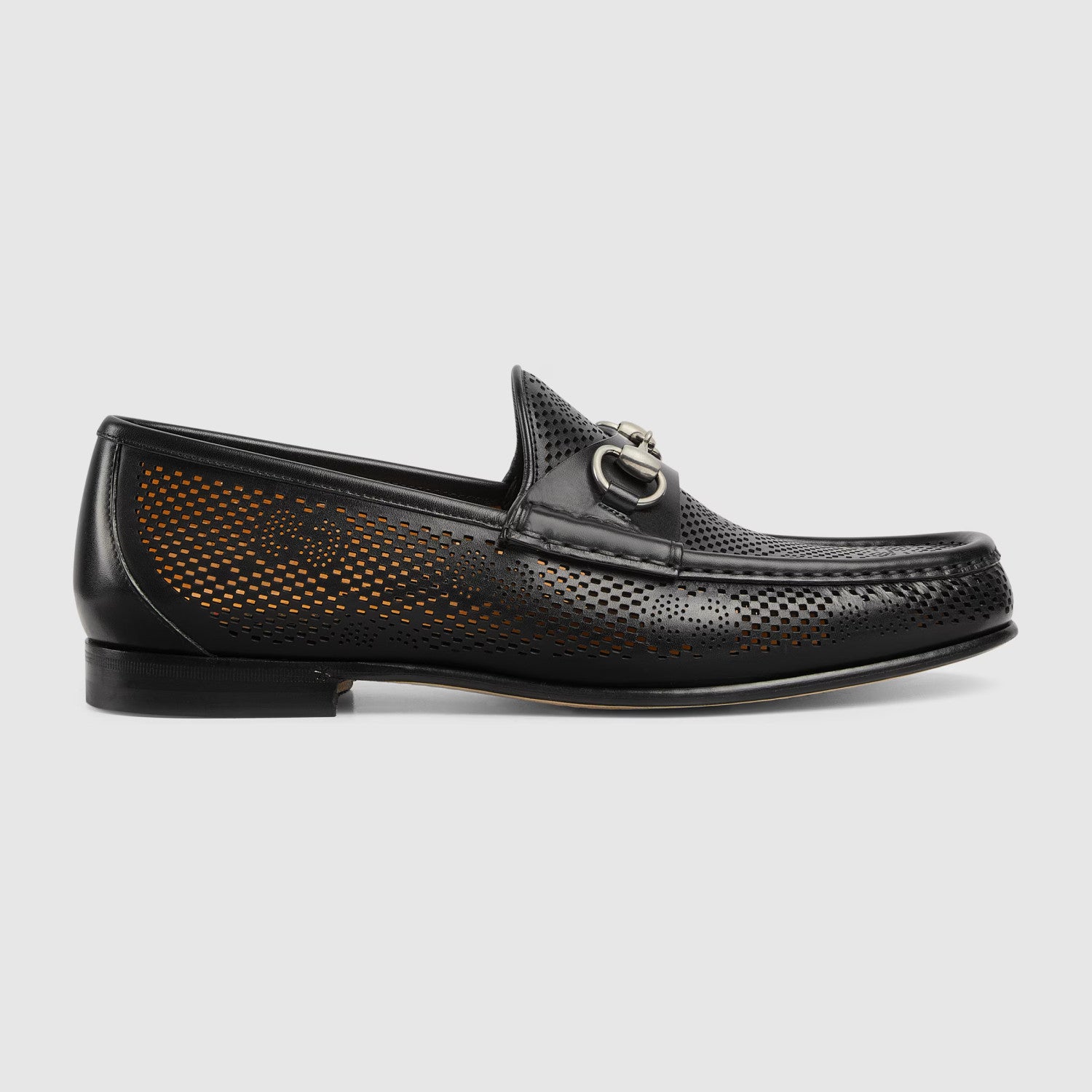 Gucci Decorative Horsebit Buckle Men's Loafers Spring And Summer Fashion Hollow Out Comfortable Breathable Flat Shoes #76854