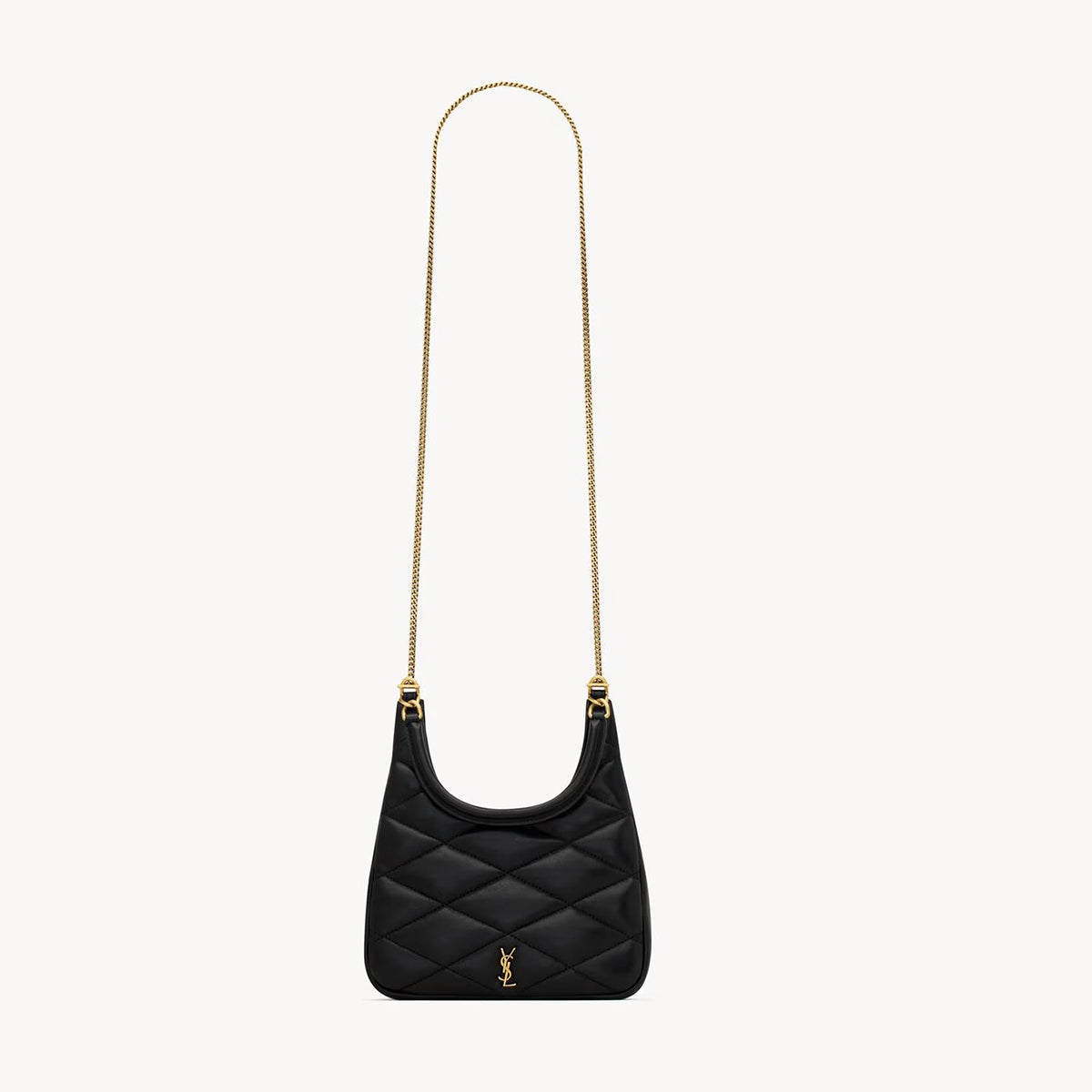 SAINT LAURENT Women's Fashion Sade Hobo Lambskin Shoulder Bag Exquisite Pure Color Casual Handbag Bag #71875