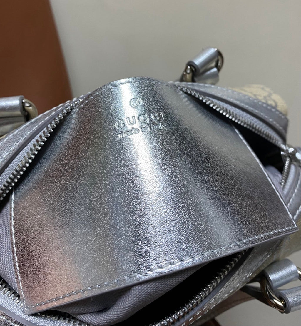Gucci GG Emblem Small Boston Bag #337066