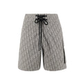Dior Men's Summer Solid Colour Letter Print Lace Up Casual  Straight Swimming Shorts #77469