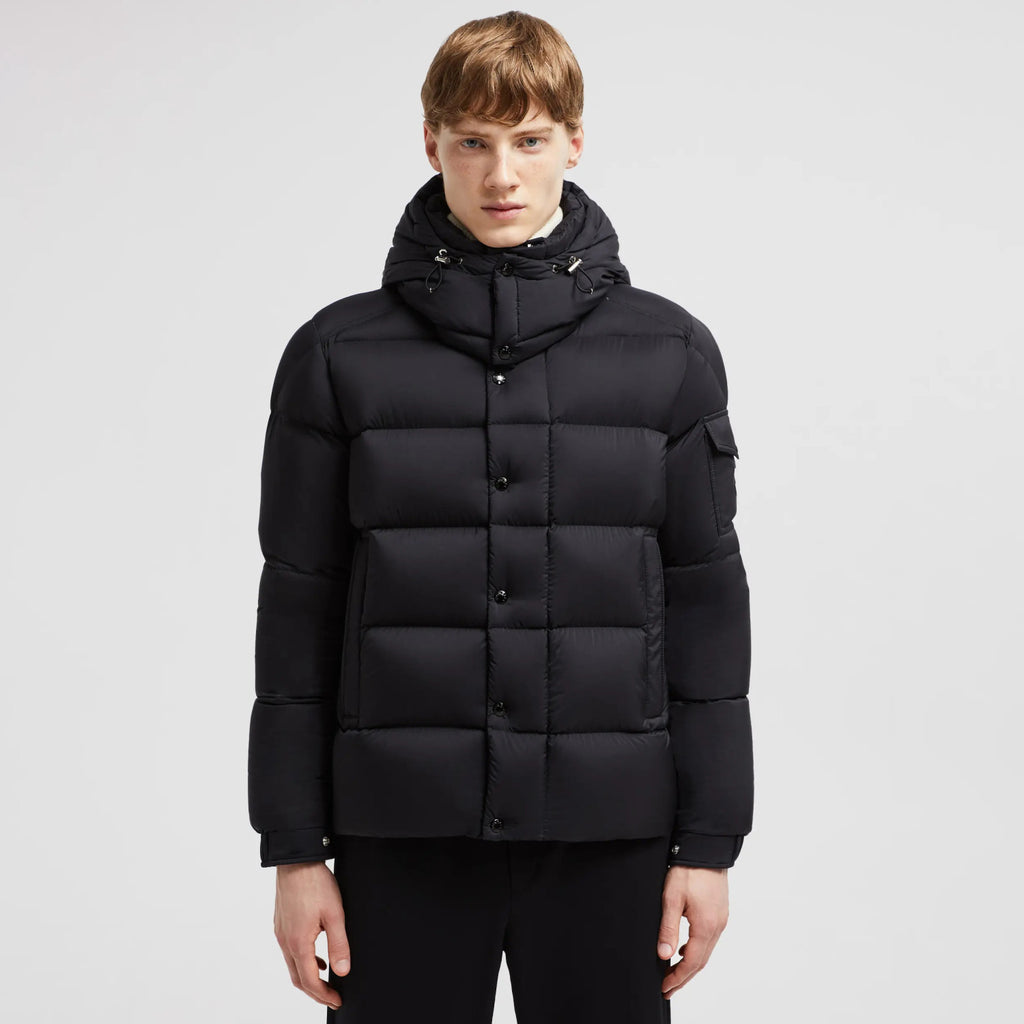 Moncler Men's Winter Solid Color Hooded Zipper Long Sleeve Puffer Down Jacket #74216