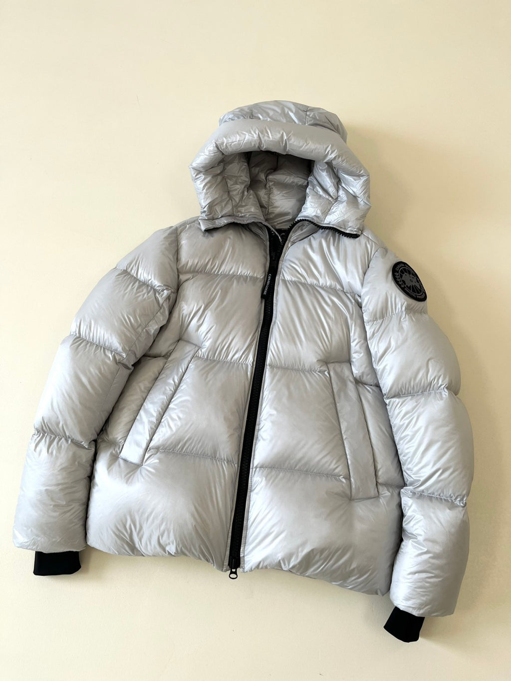 Canada Goose Men's Autumn and Winter Solid Color Hooded Long Sleeve Lined Removable Elastic Back Puffer Down Jacket #73778