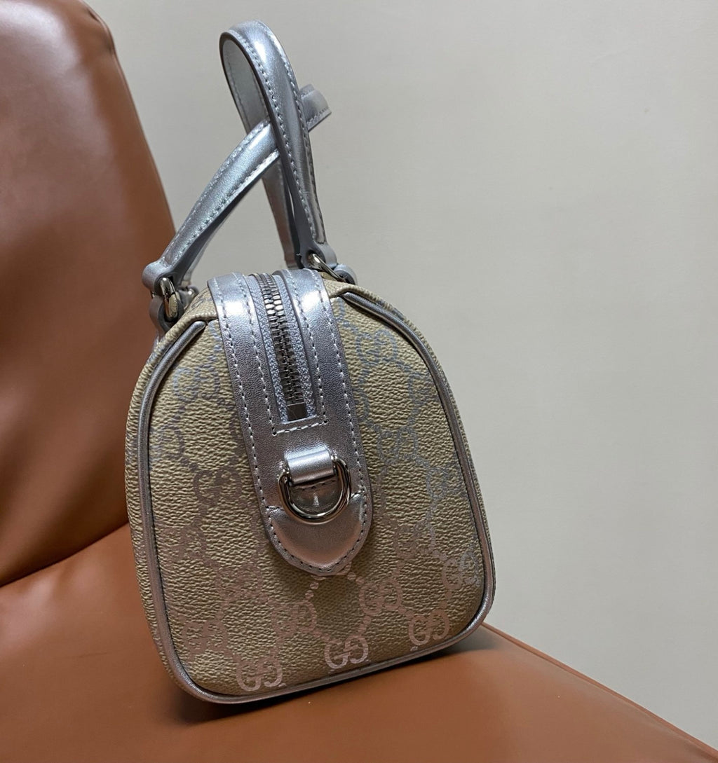 Gucci GG Emblem Small Boston Bag #337066