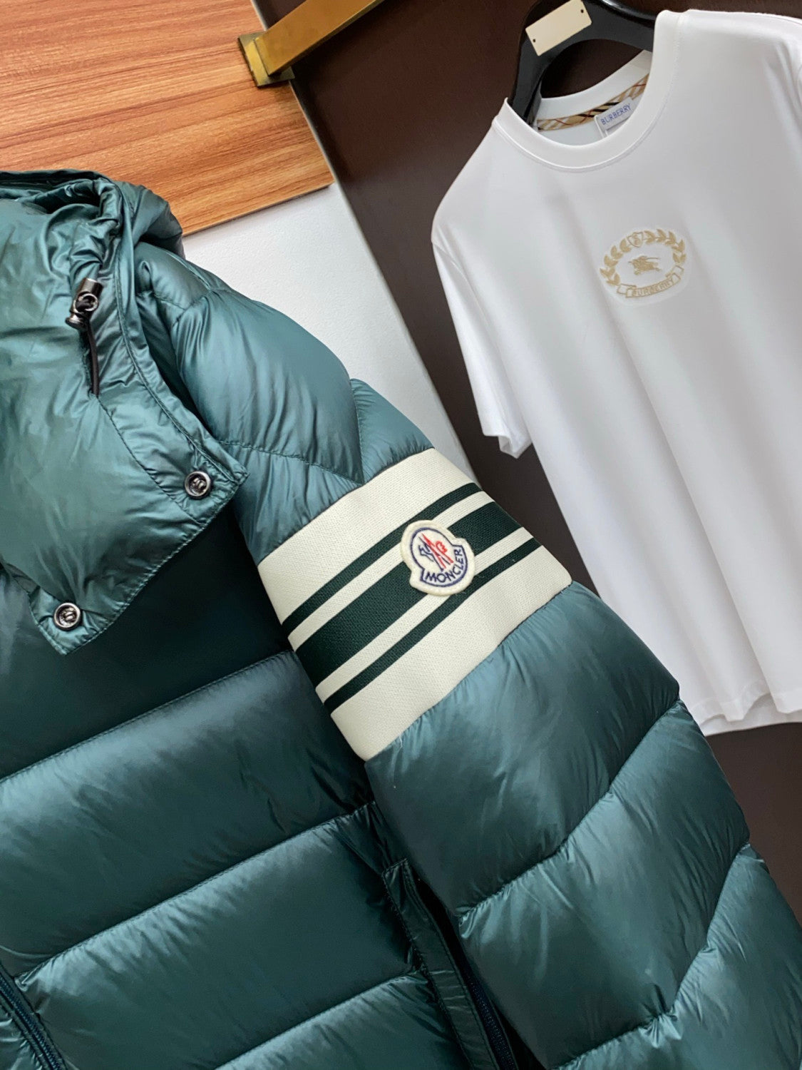 Moncler Men's Down Hooded Jacket #337108
