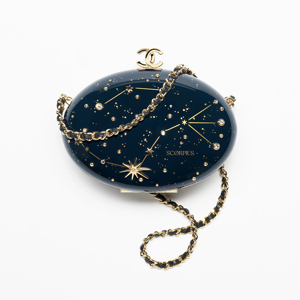 Chanel Egg Minaudiere Spring/summer 2026 Evening Bag Oval Design With A Metal Chain Shoulder Strap Combining Practicality And Style Bag Bags AS6271 #197463