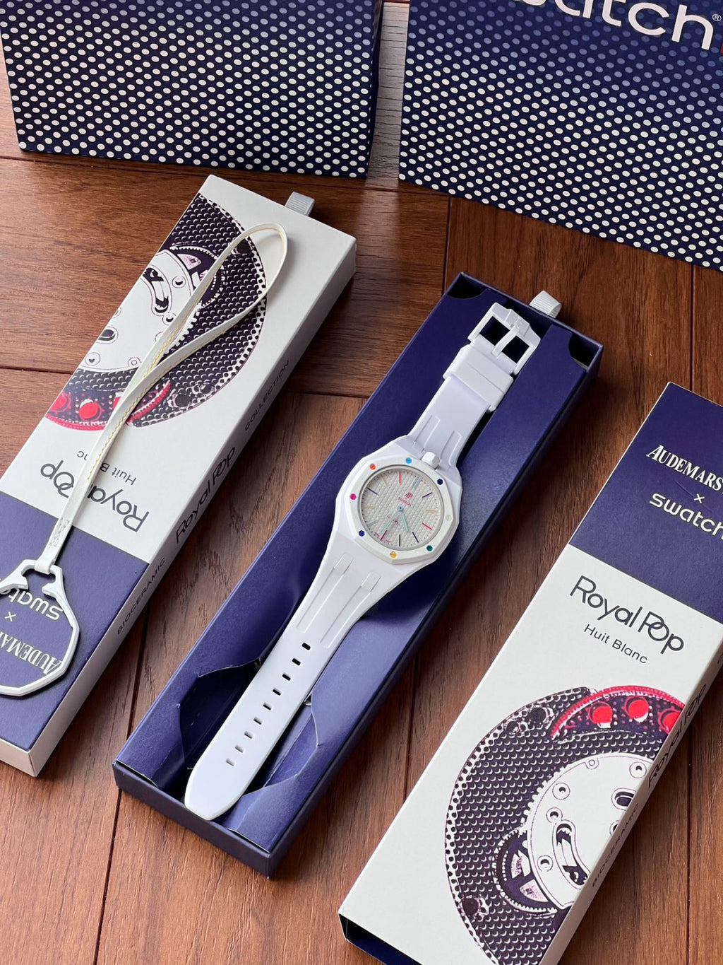 AUDEMARS PIGUET ¡Á SWATCH OTG ROZ Royal Pop Collection #385674