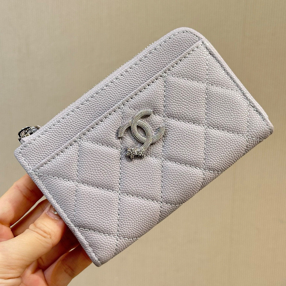 Chanel Women's Colorful Classic Comet Series Coin Purse Zipper Card Holder Card Case Stylish And Elegant Id Bags BagBags #196090
