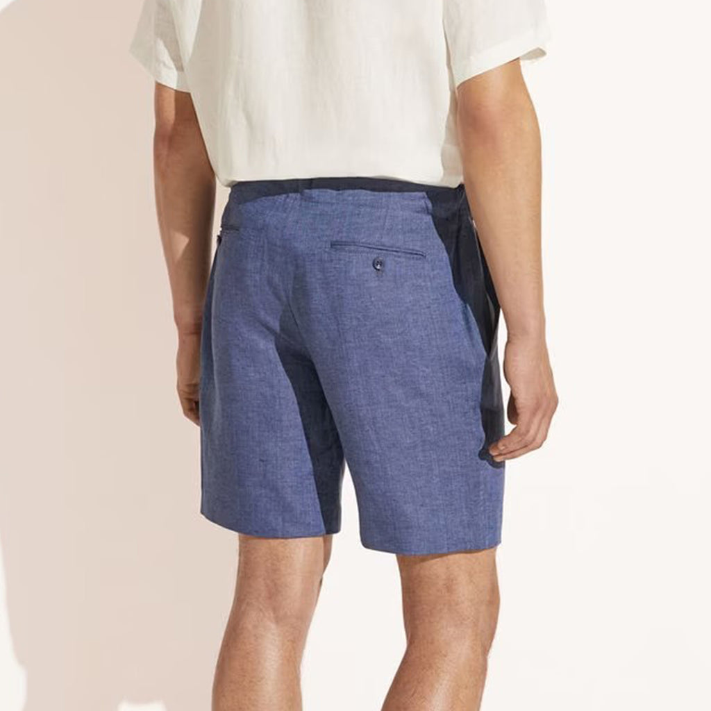 Loro Piana Men's Spring And Summer Trend Fashion Mid-waist Tie Shorts Linen Solid Color Casual Pants Ngvp #8163