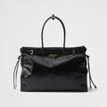 Prada Bonnie Soft Lux Women's Series Solid Color Oil-Waxed Leather Logo Handbag Casual Crossbody Bag Bags #77824