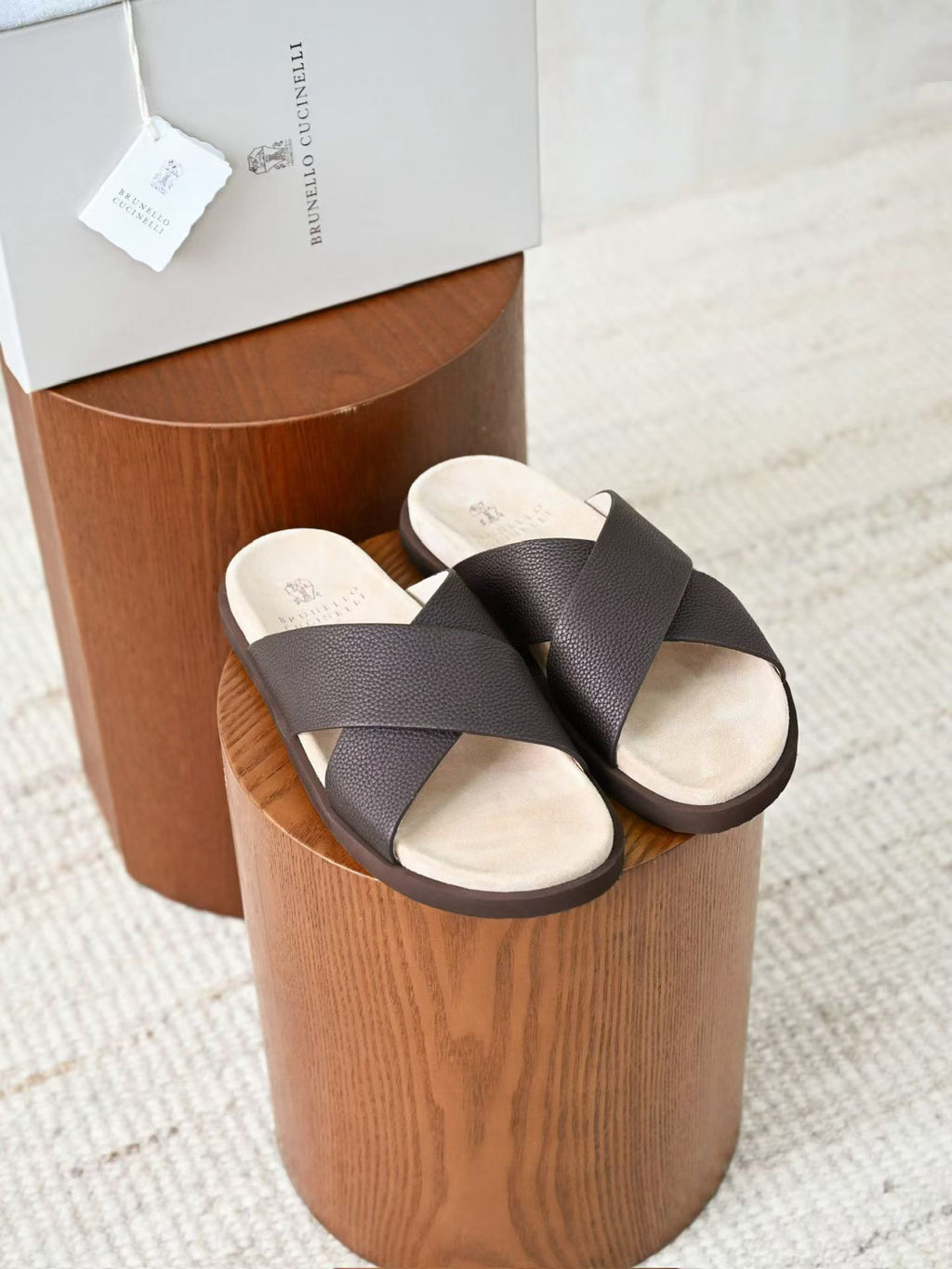 Brunello Cucinelli Leather Sandals #378896