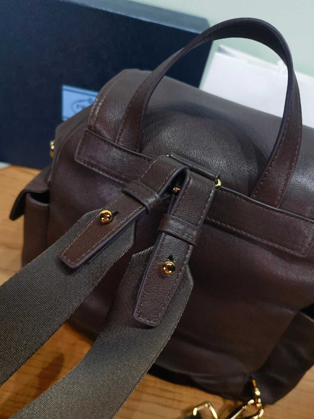 Prada Autumn/Winter 2025 Explore Collection Nappa Leather Backpack Shoulder Bag 1BZ080 Bags #82541A