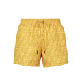 Fendi Men's Summer Solid Colour Letter Logo Print Bermuda Shorts #76237