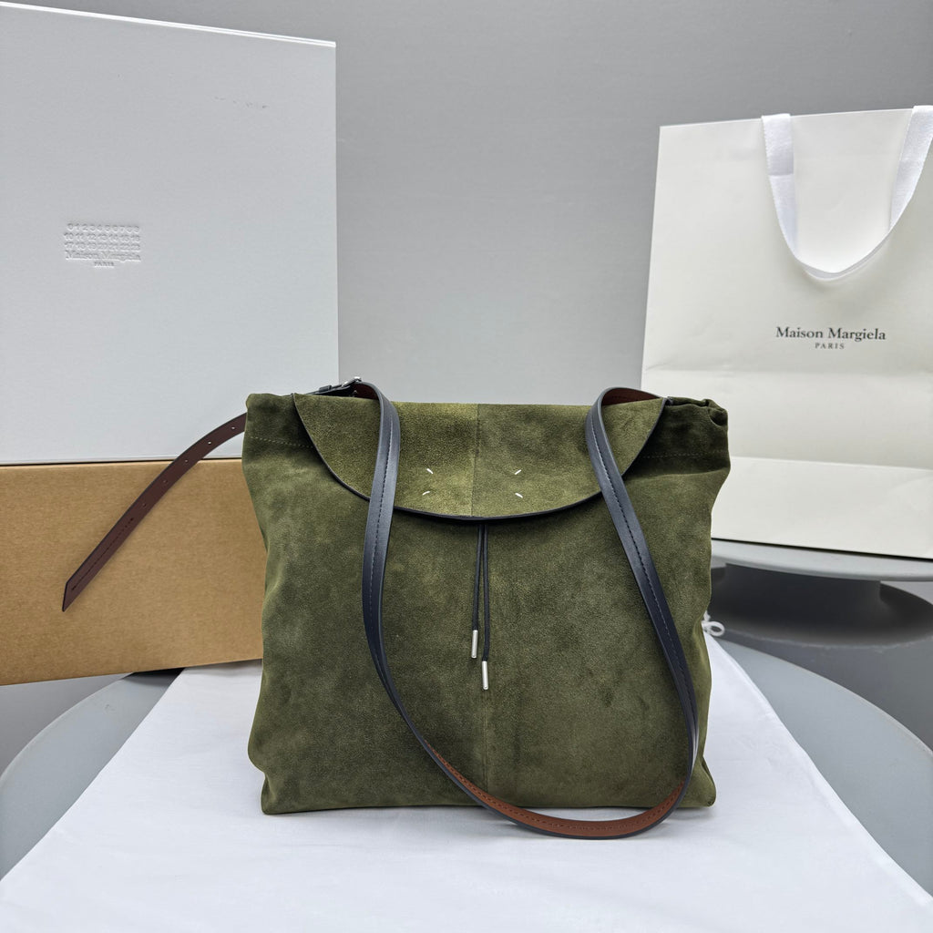 Maison Margiela Small Belt Bag Hobo Square Crossbody Green Bag Fashionable Trendy Casual Vintage-inspired Bag #82585A