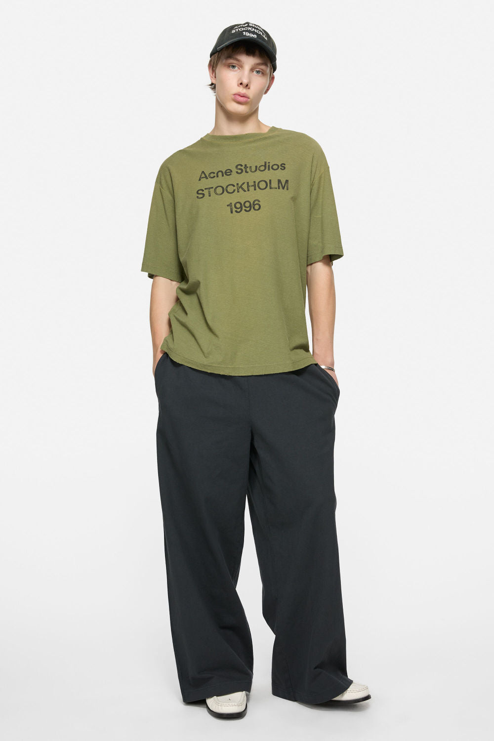 Acne Studios Logo T-shirt Relaxed Fit Cotton #337208