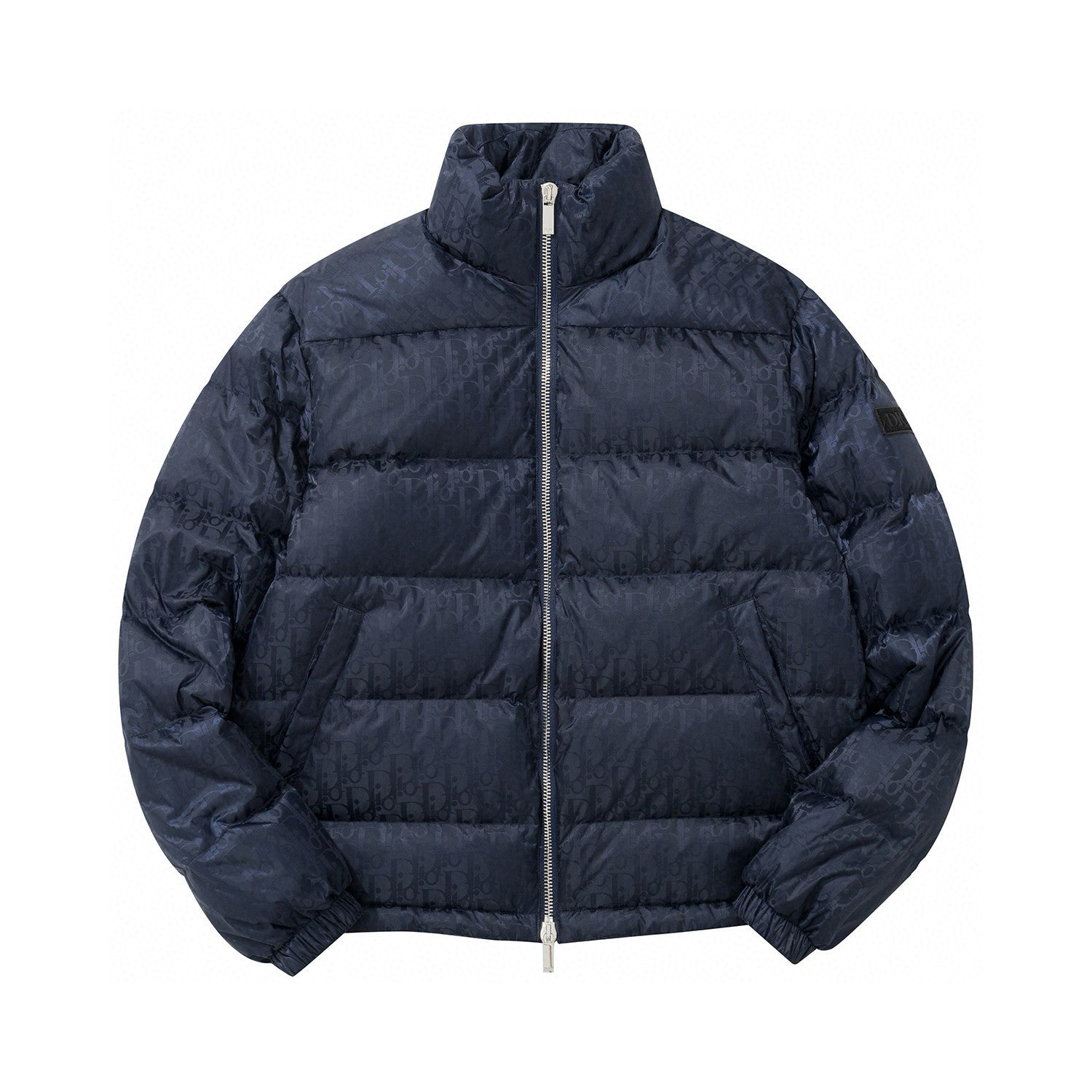 Dior Oblique Long Sleeve Zip Puffer Down Jacket #96496