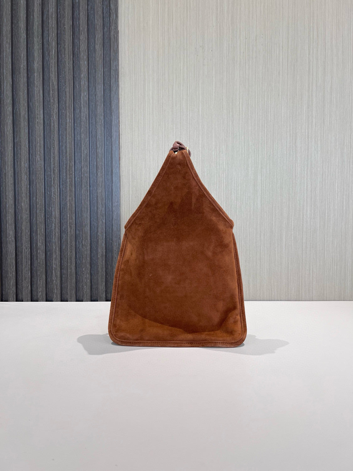 MiuMiu Women's Solid Color Hanging Decoration Suede Leather Large Handbag Bag Bags #77613