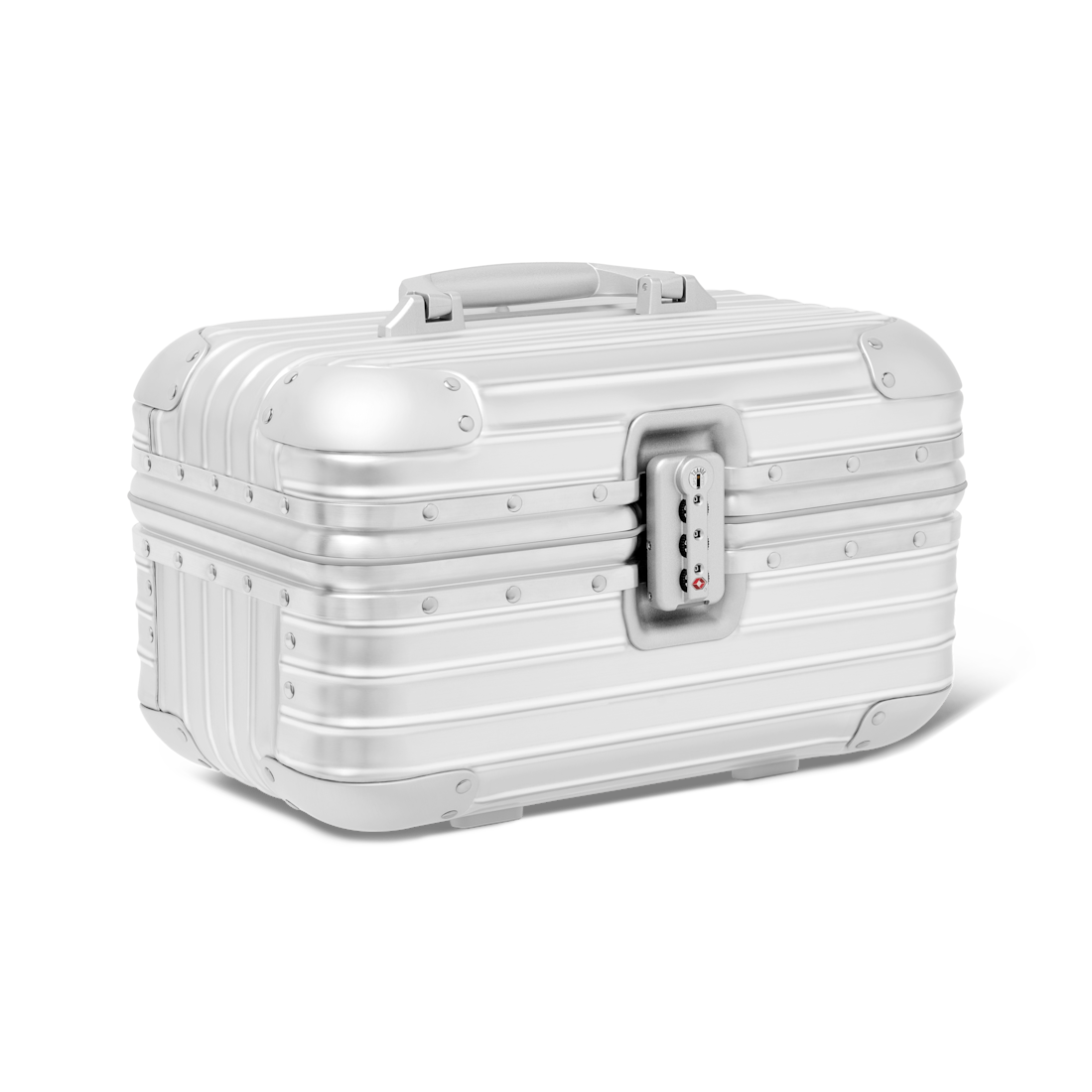 RIMOWA Aluminum Travel Vanity Case in Silver #379431