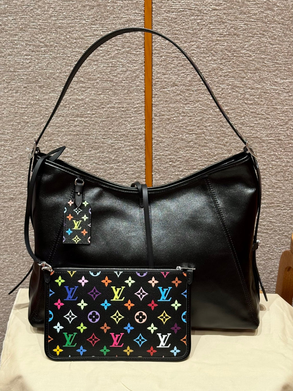 Lv X Tm Carryall Vibe Louis Vuitton Women's Adjustable Shoulder Strap Canvas With Leather Letter Logo Tote Shoulder Bag Bags #75411