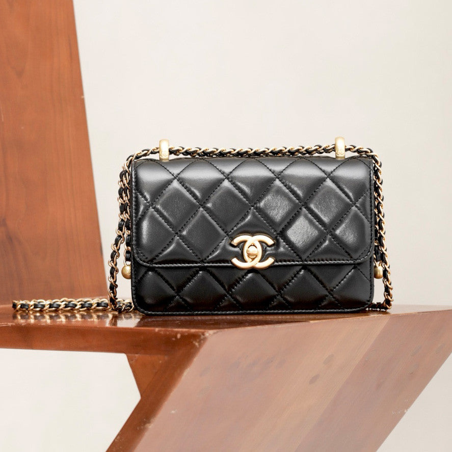 Chanel CF Women's Classic Fashion Solid Color Metal Logo Calfskin Handbag Crossbody Bag Bags #78196