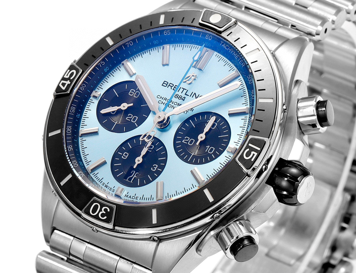 Breitling Mechanical Watches With Steel Bracelet Watch #96674