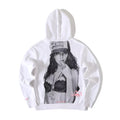 Chrome Hearts Men's Spring and Autumn Beauty Pattern Printed Solid Color Hooded Long Sleeve Sweatshirt #75869