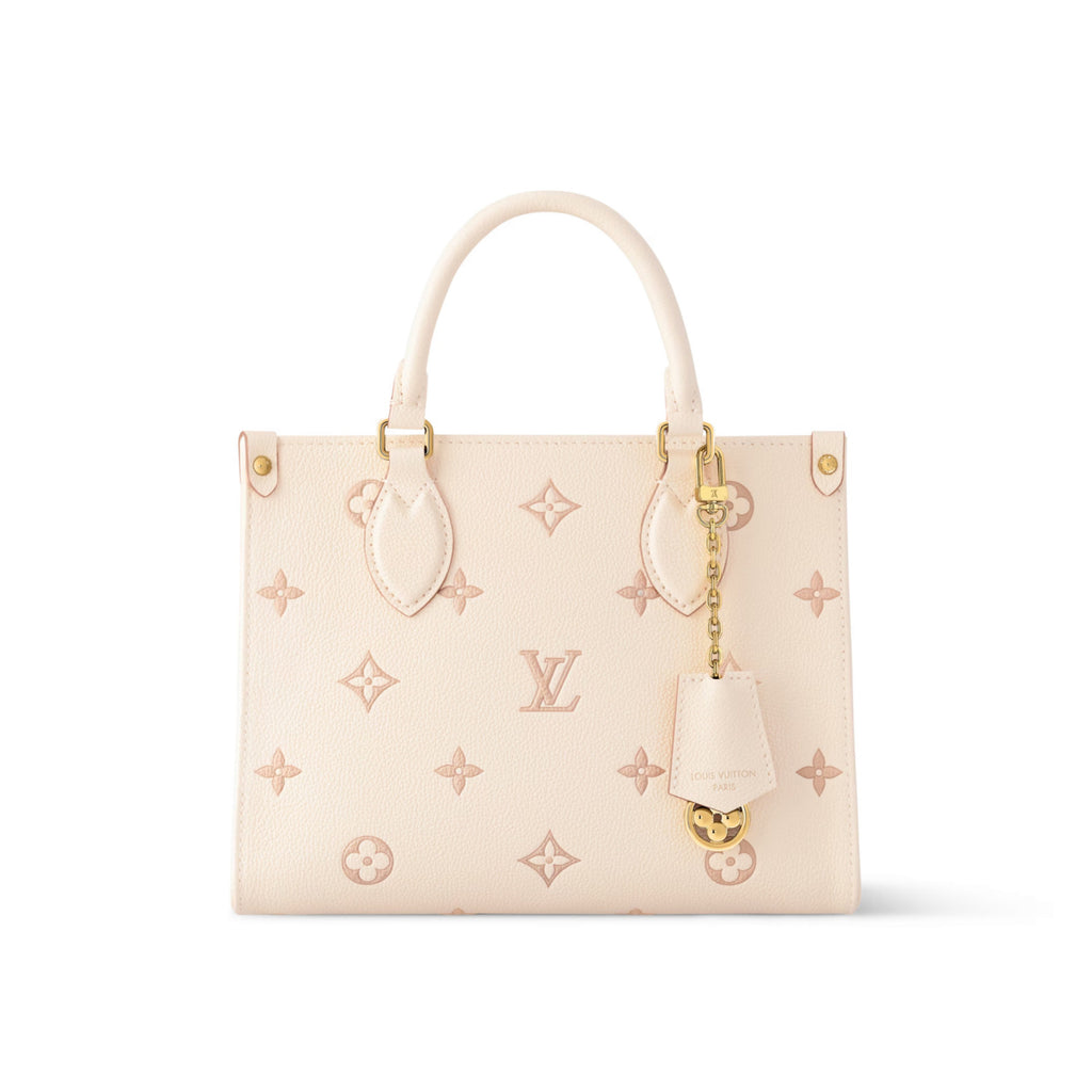 Louis Vuitton ONTHEGO Women's Letter Logo Printed Leather Tote Bag Shopper Tote Handbags Bags #77454