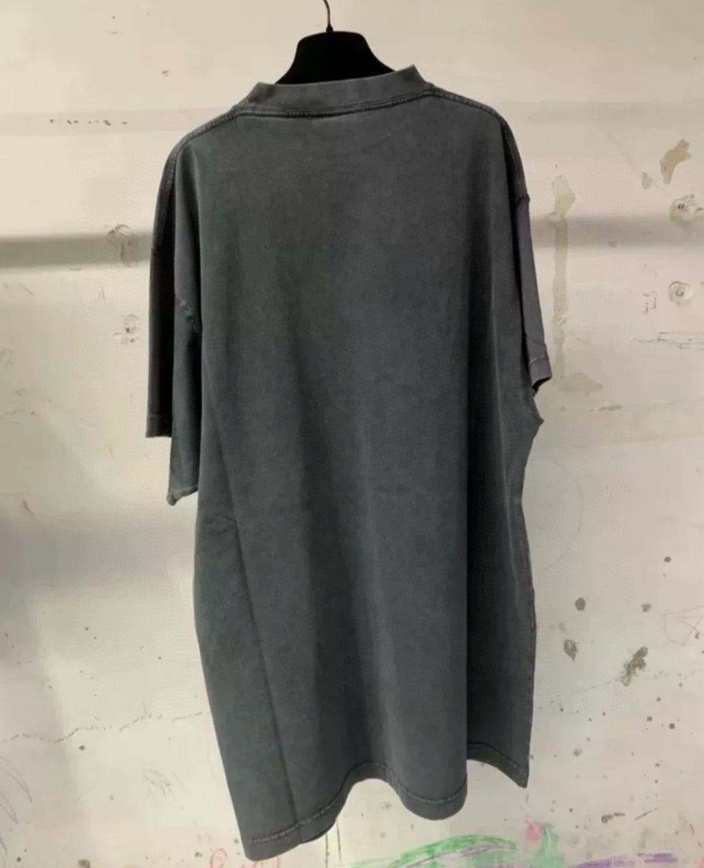 Balenciaga Men's Summer Letter Logo Print Round Neck Regular Fit Short Sleeve T-Shirt #72972