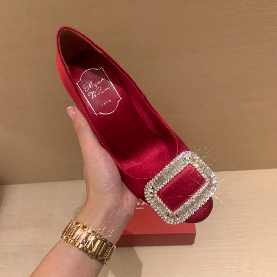 Roger Vivier Silk 6.5cm High Heels#336056
